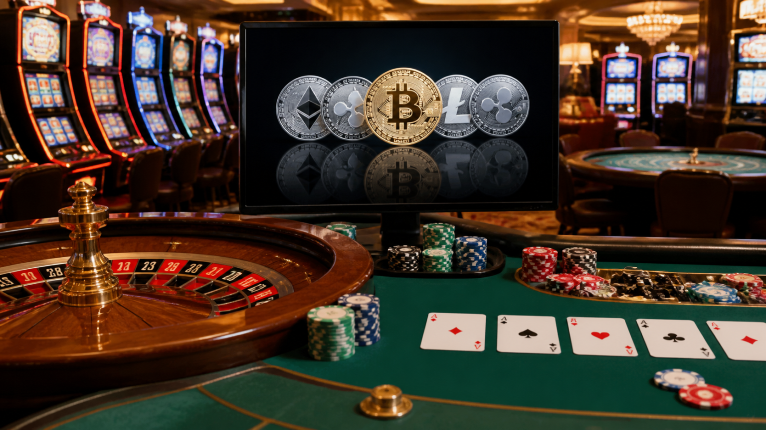 How to Evaluate a top crypto casino for Games and Play Crypto casino gaming scene with slots and digital payment theme